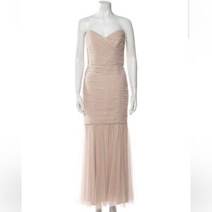 Pale pink, gorgeous gown. Altered to be more like a size 4 originally size 6